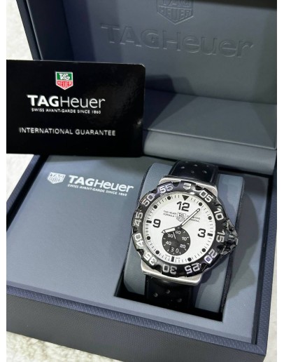 TAG HEUER FORMULA 1 REF WAH1011 PANDA DIAL 44MM QUARTZ WATCH 