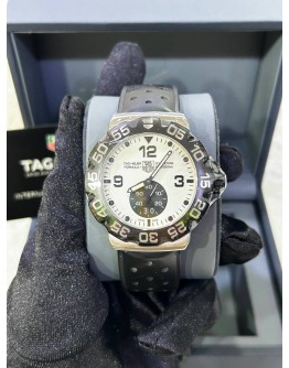 TAG HEUER FORMULA 1 REF WAH1011 PANDA DIAL 44MM QUARTZ WATCH 