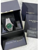 GO GIRARD-PERREGAUX LAUREATO REF 81010-11-3153 GREEN DIAL 42MM AUTOMATIC WATCH 