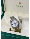 ROLEX OYSTER PERPETUAL AIR KING REF 114200 WHITE DIAL 34MM AUTOMATIC WATCH 