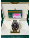 ROLEX DAYTONA COSMOGRAPH HALF 18K 750 WHITE GOLD REF 116509 BLACK & RED DIAL 40MM AUTOMATIC WATCH 