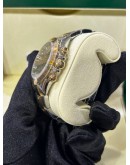 ROLEX DAYTONA COSMOGRAPH HALF 18K 750 YELLOW GOLD REF 116523 CEMENT GREY DIAL 40MM AUTOMATIC WATCH