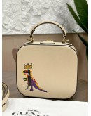 SEASONAL LIMITED SPECIAL EDITION COACH X JEAN-MICHEL BASQUIAT TOP HANDLE CROSSBODY BAG 