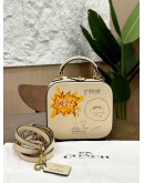 SEASONAL LIMITED SPECIAL EDITION COACH X JEAN-MICHEL BASQUIAT TOP HANDLE CROSSBODY BAG 