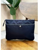 BURBERRY BLACK LABEL CLUTCH IN CHECKED CANVAS