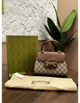 GUCCI HORSEBIT 1955 TOP HANDLE HANDBAG 