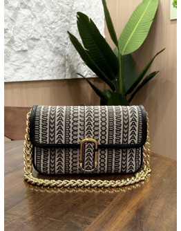 MARC JACOB THE MONOGRAM J MARC SHOULDER & CROSSBODY BAG