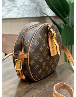 LOUIS VUITTON MM BOITE CHAPEAU SOUPLE IN MONOGRAM CANVAS & LEATHER CROSSBODY BAG 