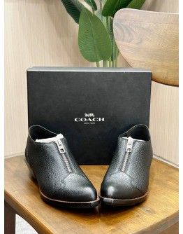 COACH LEATHER BANDIT ZIP SHOE 