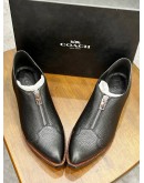 COACH LEATHER BANDIT ZIP SHOE 