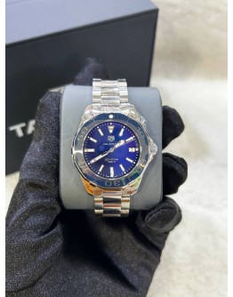TAG HEUER AQUARACER LADY REF WAY131S BLUE MOTHER OF PEARL DIAL 35MM QUARTZ WATCH 