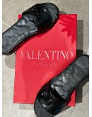 VALENTINO GARAVANI ROSE JELLY SLIDE SANDAL 