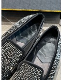 LOUIS LEEMAN CRYSTAL LOAFERS 