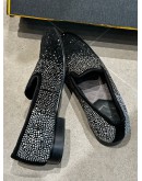 LOUIS LEEMAN CRYSTAL LOAFERS 