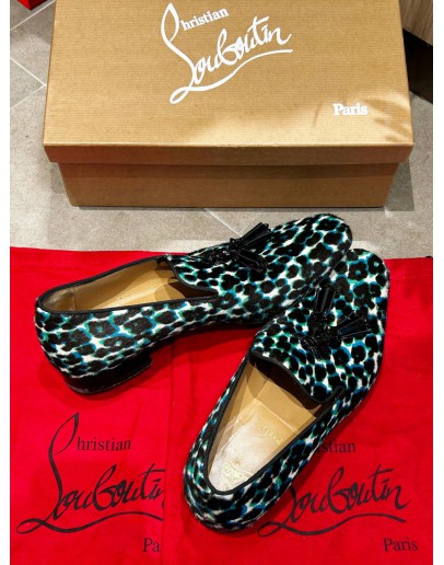 CHRISTIAN LOUBOUTIN LEOPARD PRINT IN PONYHAIR 