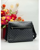 LOUIS VUITTON DANIEL MM MESSENGER BAG IN BLACK DAMIER GRAPHITE CANVAS