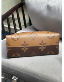 LOUIS VUITTON ON THE GO GM IN REVERSE MONOGRAM CANVAS HANDLE TOTE BAG