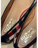SALVATORE FERRAGAMO PATCHWORK VARINA BALLET FLAT 