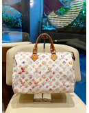 LOUIS VUITTON WATERCOLOUR AQUARELLE RICHARD PRINCE MONOGRAM SPEEDY 35 