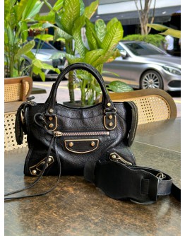 BALENCIAGA CLASSIC CITY SMALL CROSSBODY HANDLE HANDBAG  