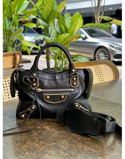 BALENCIAGA CLASSIC CITY SMALL CROSSBODY HANDLE HANDBAG  
