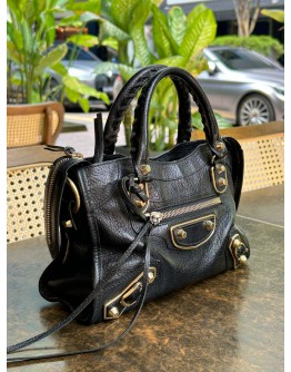BALENCIAGA CLASSIC CITY SMALL CROSSBODY HANDLE HANDBAG  