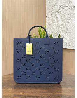 GUCCI KIDS CUT OUT GG RUBBER TOTE BAG 