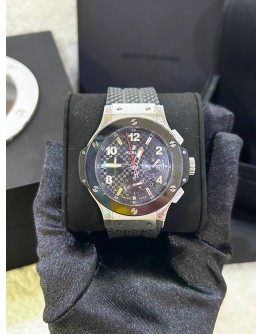 HUBLOT BIGBANG ORIGINAL STEEL CERAMIC CHRONOGRAPH WATCH 44MM AUTOMATIC WATCH 