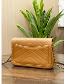 CHANEL MINI SQUARE COCO CHEVRON ENVELOPE CHAIN BAG  