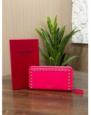 VALENTINO GARAVANI ROCKS STUD LONG ZIPPY WALLET