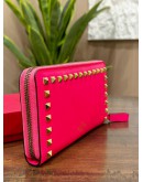 VALENTINO GARAVANI ROCKS STUD LONG ZIPPY WALLET