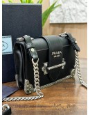PRADA CAHIER CRYSTAL CHAIN CROSSBODY BAG