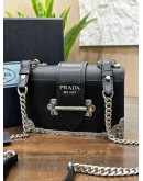 PRADA CAHIER CRYSTAL CHAIN CROSSBODY BAG