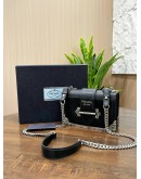 PRADA CAHIER CRYSTAL CHAIN CROSSBODY BAG