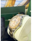ROLEX YATCH MASTER REF 168623 DIAMOND MOP MOTHER OF PEARL & 18K 750 YELLOW GOLD LIMITED PIECE 35MM DIAL AUTOMATIC WATCH