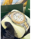 ROLEX YATCH MASTER REF 168623 DIAMOND MOP MOTHER OF PEARL & 18K 750 YELLOW GOLD LIMITED PIECE 35MM DIAL AUTOMATIC WATCH