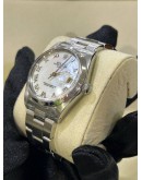 ROLEX OYSTER PERPETUAL FATE REF 15000 MOTHER OF PEARL DIAL 34MM AUTOMATIC WATCH