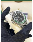 ROLEX GMT MASTER II DATE REF 116710LN UPGRADE SPRITE 40MM AUTOMATIC WATCH