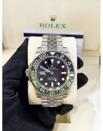 ROLEX GMT MASTER II DATE REF 116710LN UPGRADE SPRITE 40MM AUTOMATIC WATCH