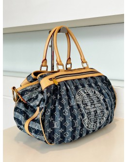 LOUIS VUITTON GM DENIM PORTE EPAULE CRUISE RAYE  