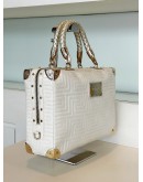 GIANNI VERSACE COUTURE VERNIZ OFF WHITE HANDBAG