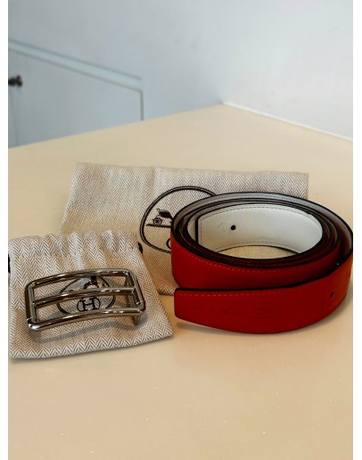 HERMES LIMITED EDITION 925 HIDDEN H BUCKLE REVERSIBLE BELT