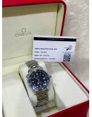 OMEGA SEAMASTER DIVER 300M REF 196.1502 BLUE DIAL 36MM QUARTZ WATCH