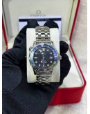 OMEGA SEAMASTER DIVER 300M REF 196.1502 BLUE DIAL 36MM QUARTZ WATCH