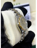 ROLEX LADY DATEJUST HALF 18K 750 YELLOW GOLD REF 69173 JUBILEE CHAMPAGNE DIAL 26MM AUTOMATIC WATCH