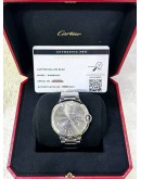 CARTIER BALLON BLEU REG WABB0060 DARK GREY DIAL 40MM AUTOMATIC WATCH