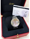 CARTIER BALLON BLEU REG WABB0060 DARK GREY DIAL 40MM AUTOMATIC WATCH