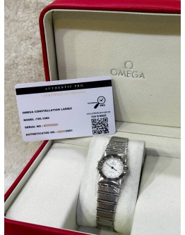 OMEGA CONSTELLATION LADIES REF 795.1080 SILVER DIAL 22MM QUARTZ WATCH