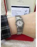 OMEGA CONSTELLATION LADIES REF 795.1080 SILVER DIAL 22MM QUARTZ WATCH
