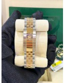 ROLEX DATEJUST 41 REF 126333 HALF 18K 750 YELLOW GOLD 41MM AUTOMATIC WATCH